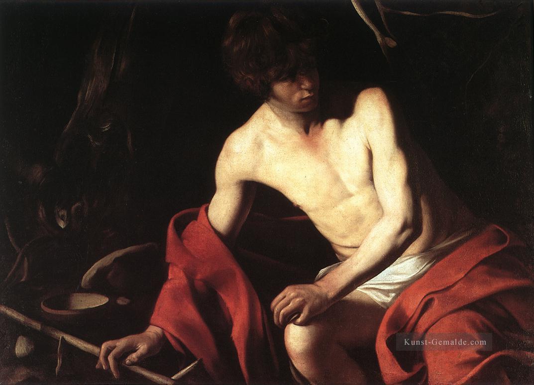 Johannes der Baptist1 Barock Caravaggio Ölgemälde